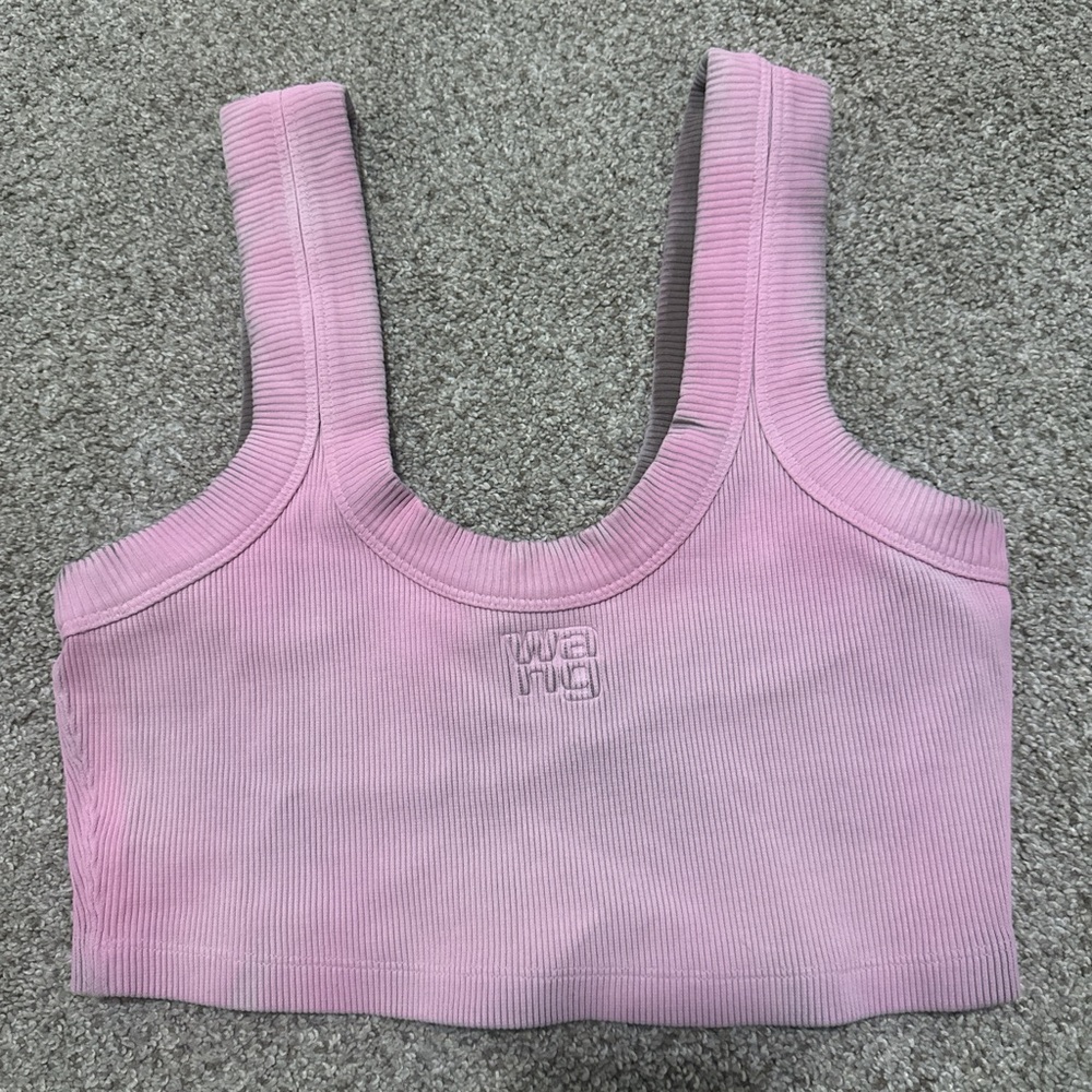 like new, tried on alexander wang cropped tank.